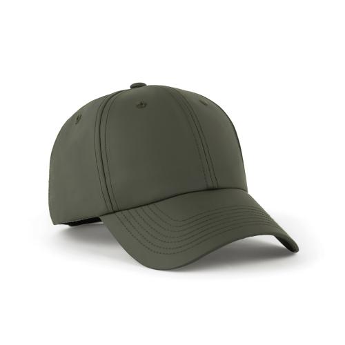 Бейсболка VINGA Baltimore из rPET AWARE™, 6 клиньев - зеленый;